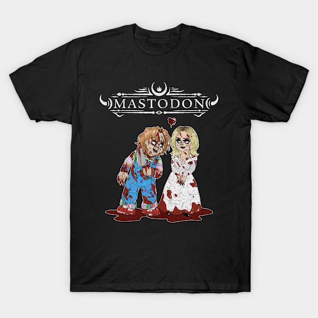 Mastodon horror kids T-Shirt by goksisis